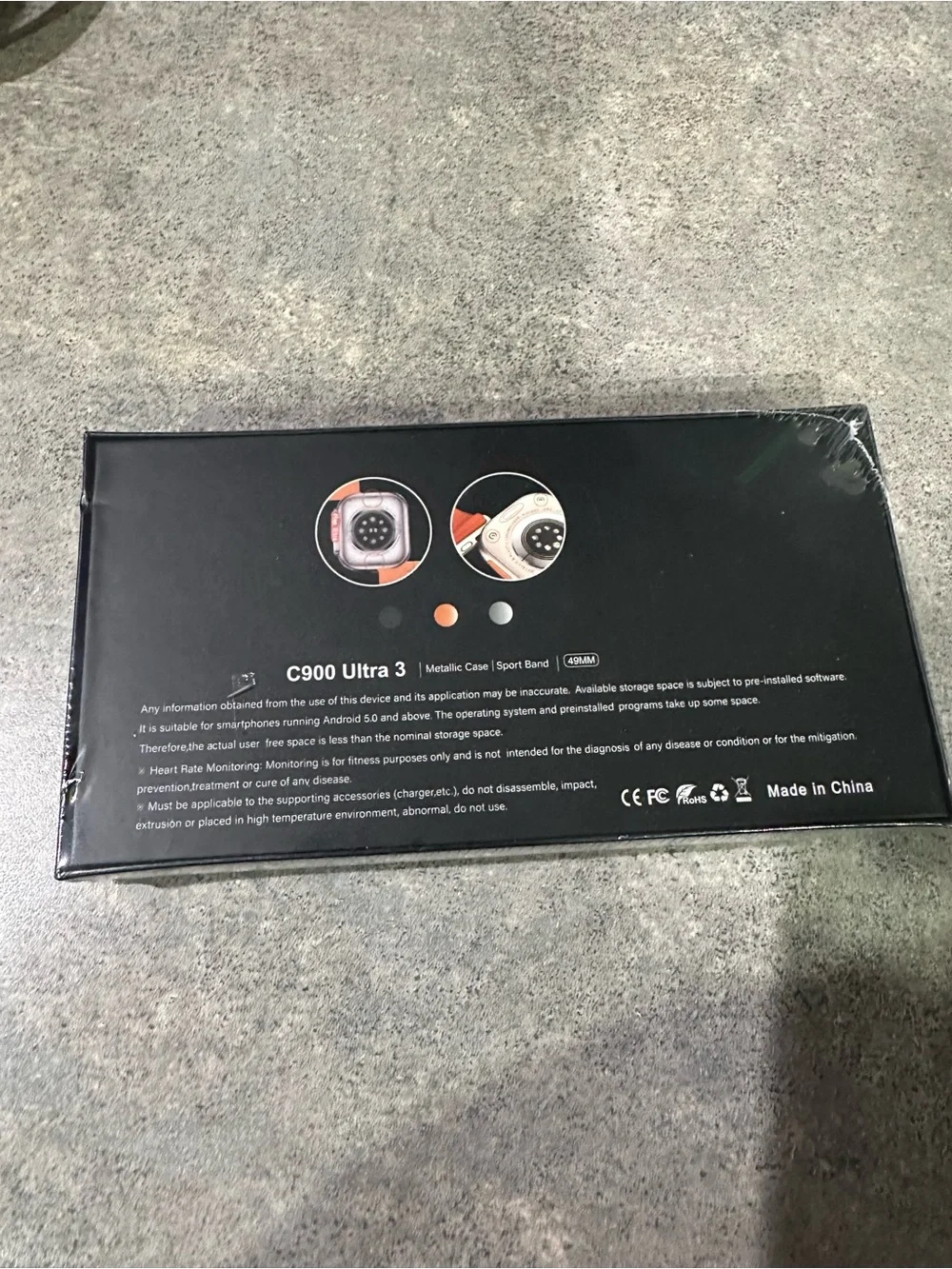 C900 Ultra 3 Smartwatch (metallic) - Ultra 3 Compatible with iOS & Android